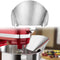 Couvercle de goulotte de déversement en acier inoxydable pour batteur sur socle KitchenAid